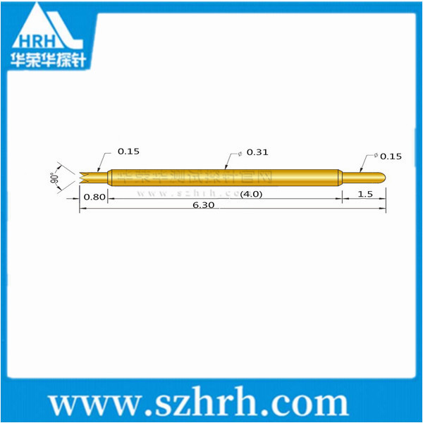 031-UJ-6.3L，華榮華雙頭測(cè)試探針廠家